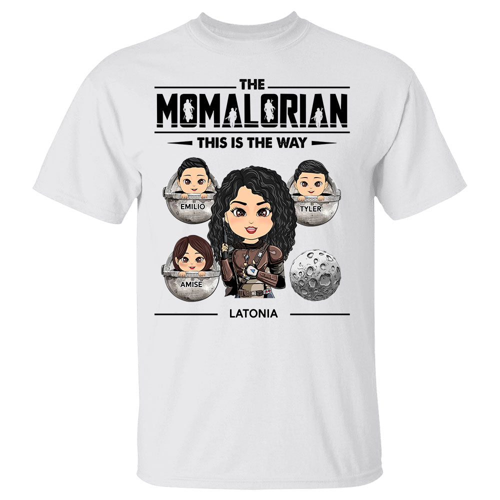 The Momalorian This Is The Way - Personalized Shirt Gift For Mom