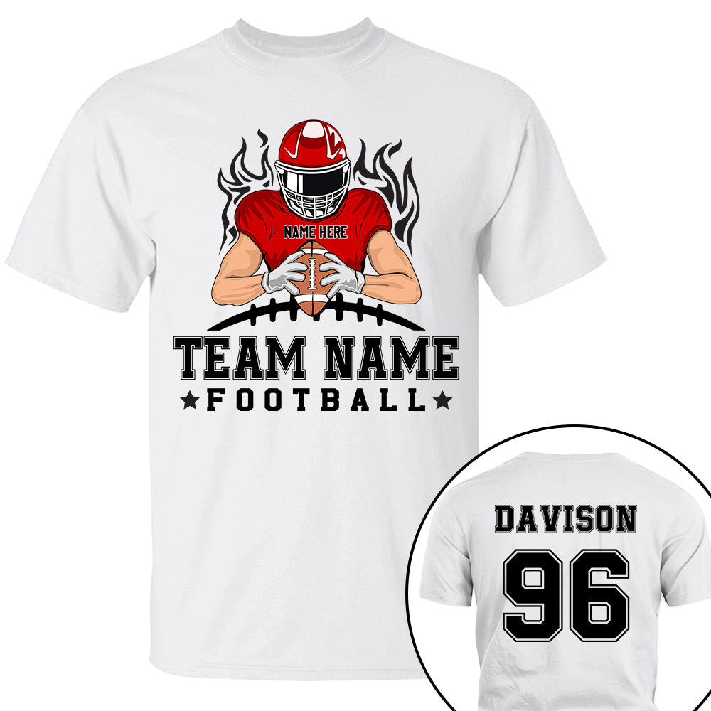 American Football Team Shirt - Football Game Days Custom Shirt Gift For Football Player Football Lovers