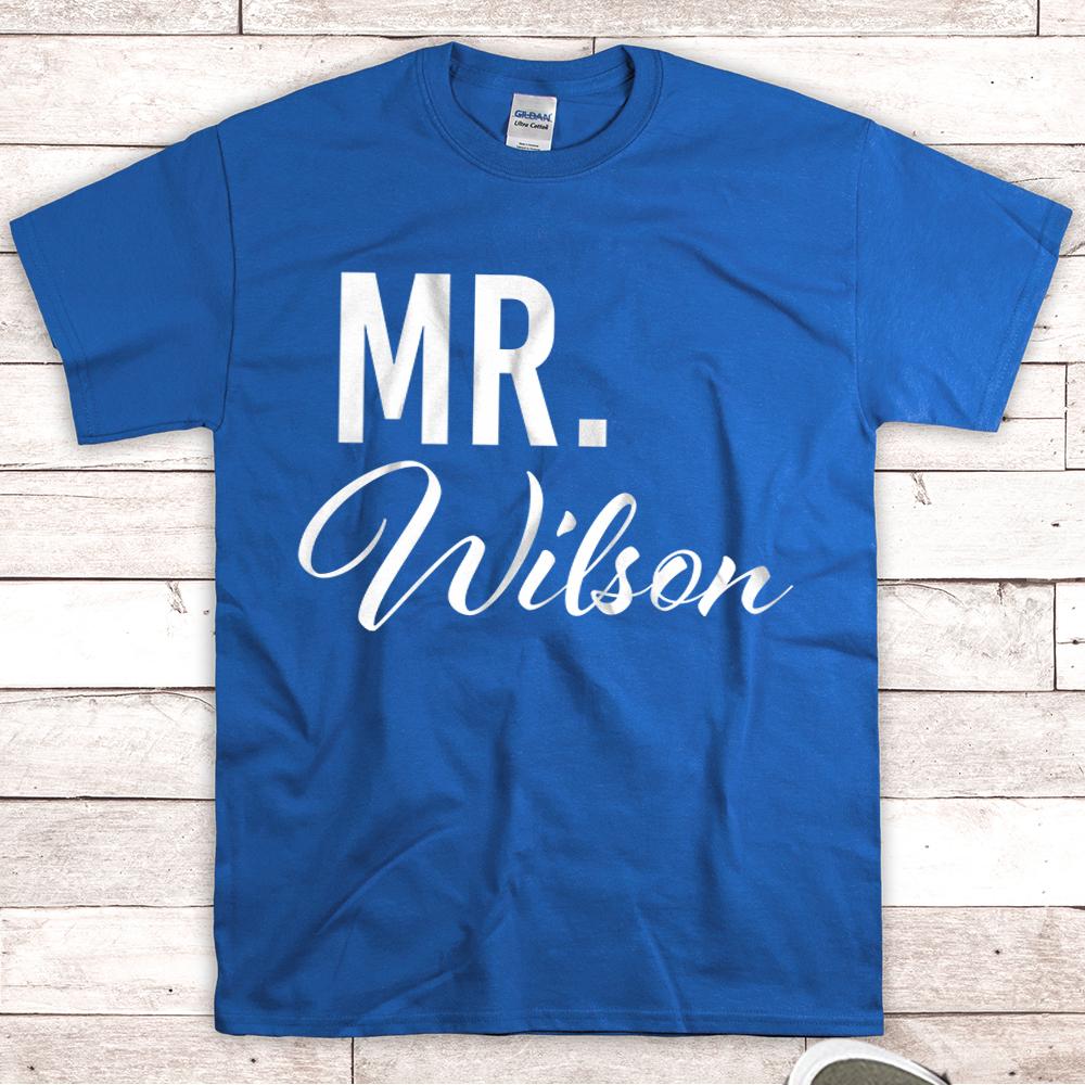 Personalized Mr Custom Gift For Fiance - New Husband Shirt