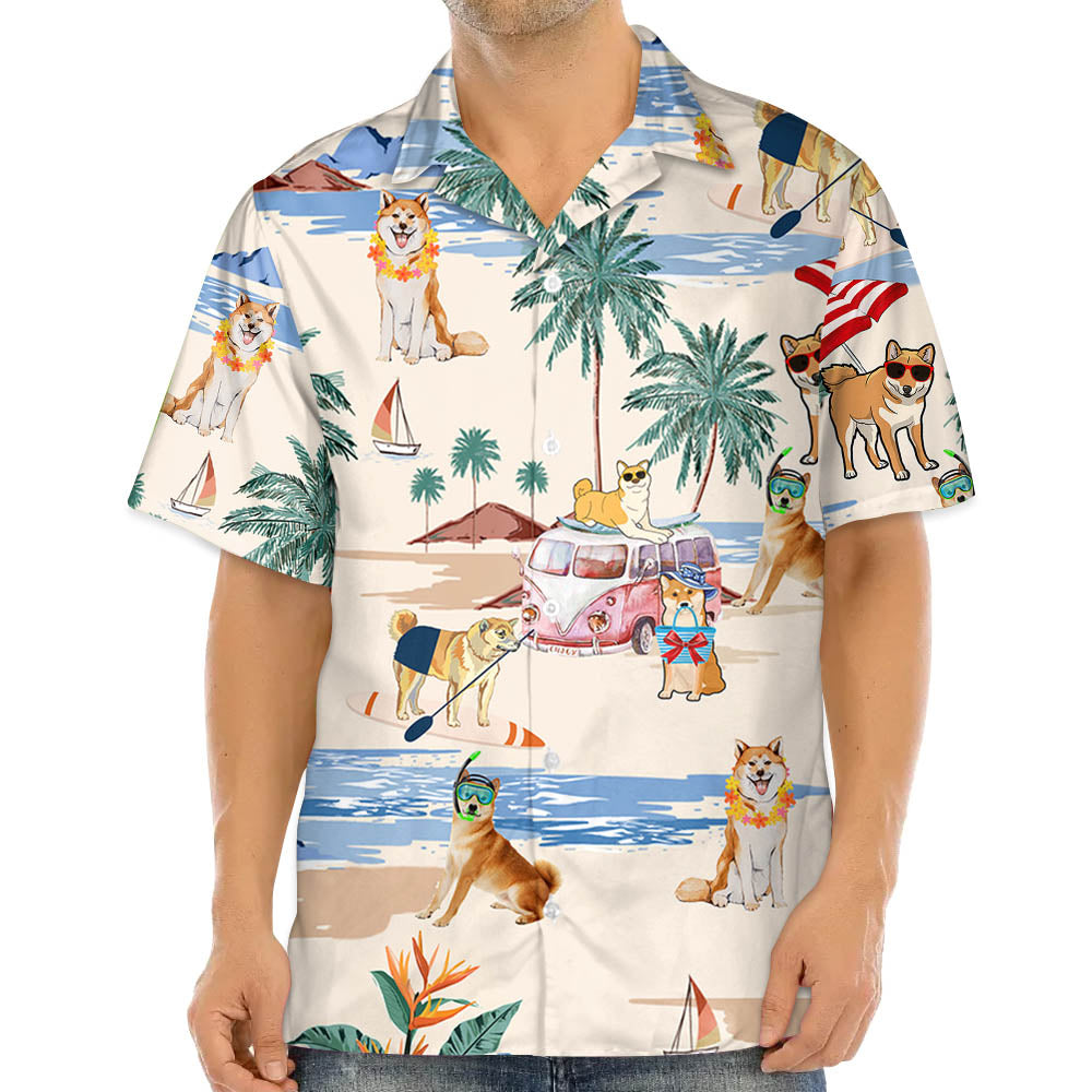 Hawaiian Shirts for Men Short Sleeve Aloha Beach Shirt Elegant