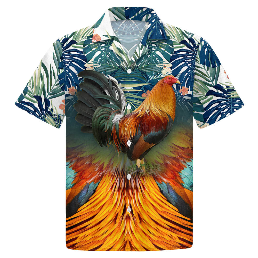 3D Rooster Hawaiian Shirt, Hawaiian Shirt For Men, Women