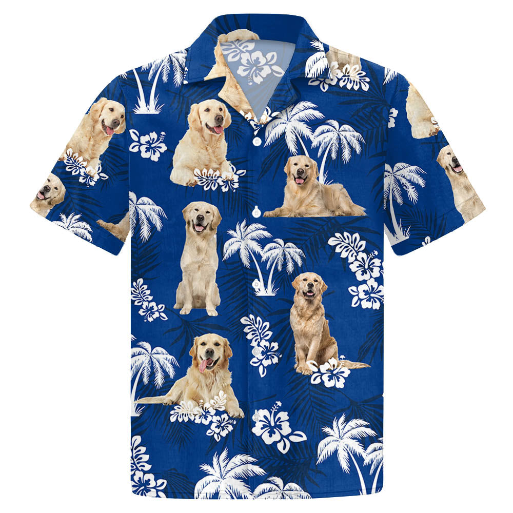Golden Retriever Hawaiian Shirt For Dog Lovers