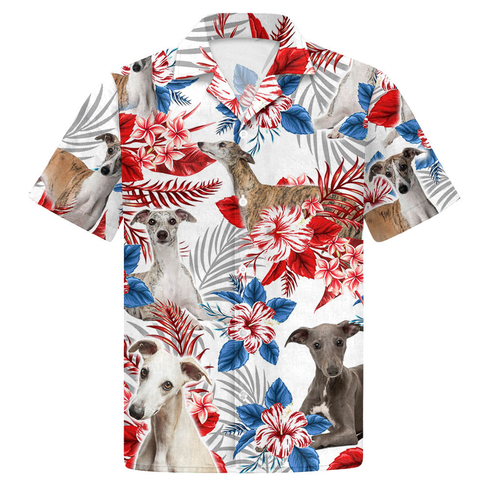 Whippet Hawaiian Shirt - Gift For Summer, Summer Aloha Shirt, Hawaiian Shirt For Men And Women