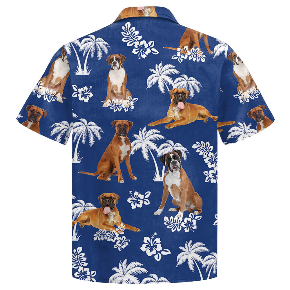 Boxer Hawaiian Shirt For Dog Lovers - Gift For Summer - Summer Aloha Shirt - Hawaiian Shirt For Men And Women