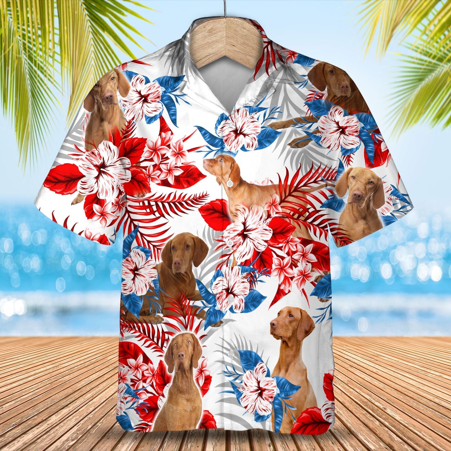 Vizsla Hawaiian Shirt Gift For Vizsla Dog Lovers