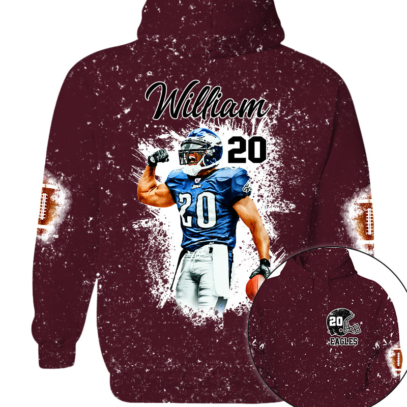 Football Gameday Personalized All Over Print Shirt Custom Photo