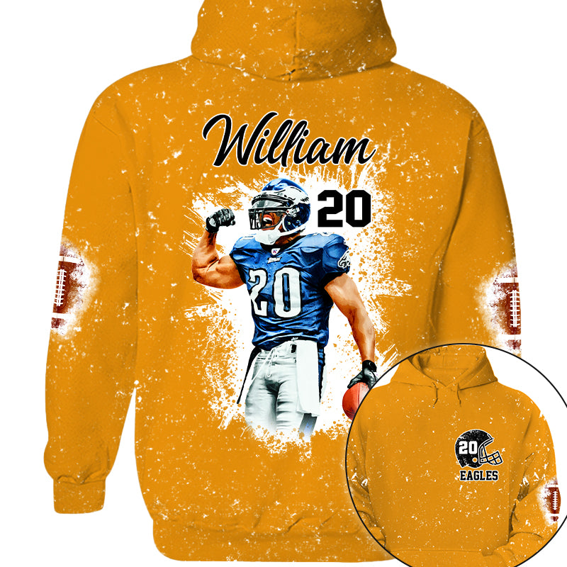 Football Gameday Personalized All Over Print Shirt Custom Photo