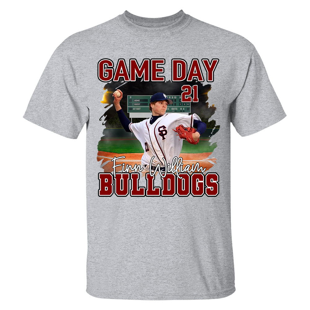 Baseball Game Day Personalized Shirt Custom Team Name Gift For Baseball Player