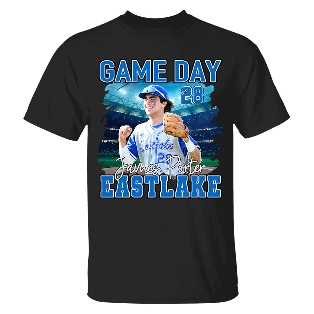 Baseball Game Day Personalized Shirt Custom Team Name Gift For Baseball Player