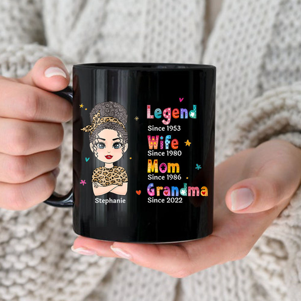 Legend Wife Mom Nana - Personalized Mug For Grandma Gift For Mimi Gigi
