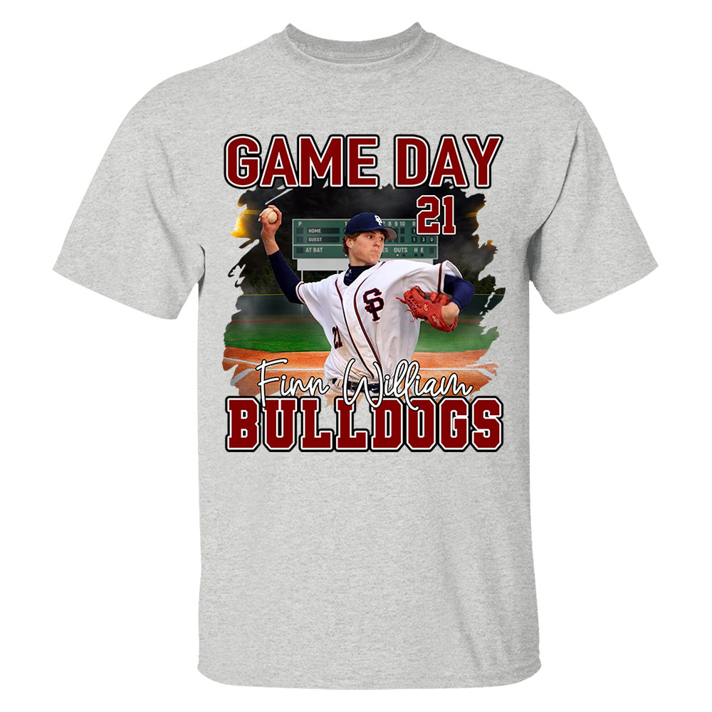 Baseball Game Day Personalized Shirt Custom Team Name Gift For Baseball Player