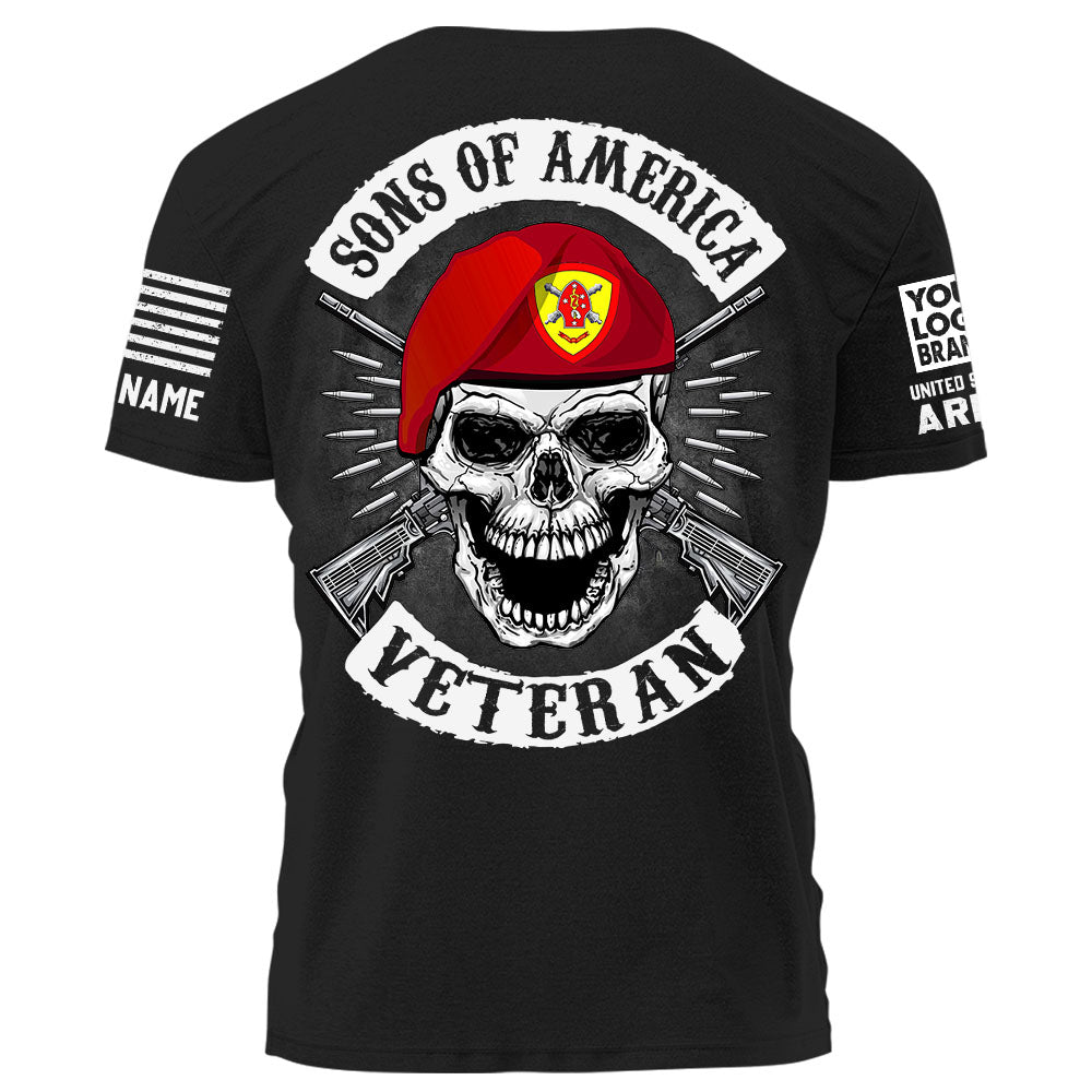 Sons Of America Veteran vr2 Personalized Shirt For Veteran K1702