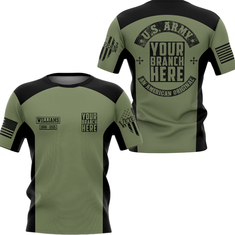 Grunt Style Shirt US Military Veteran An American Original Personalized All Over Print Shirt For Veteran H2511