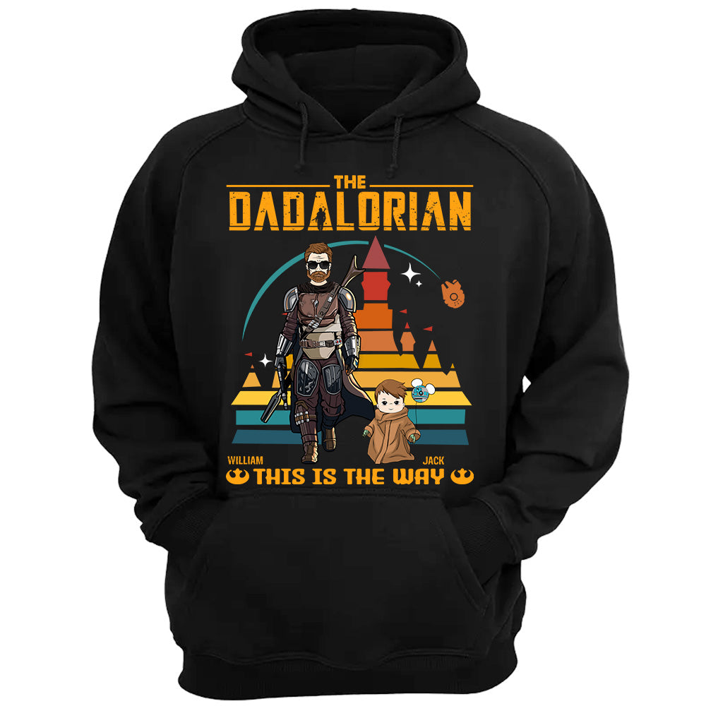This Is The Way - Personalized Shirt Gift For Dad Mom Custom Nickname With Kids
