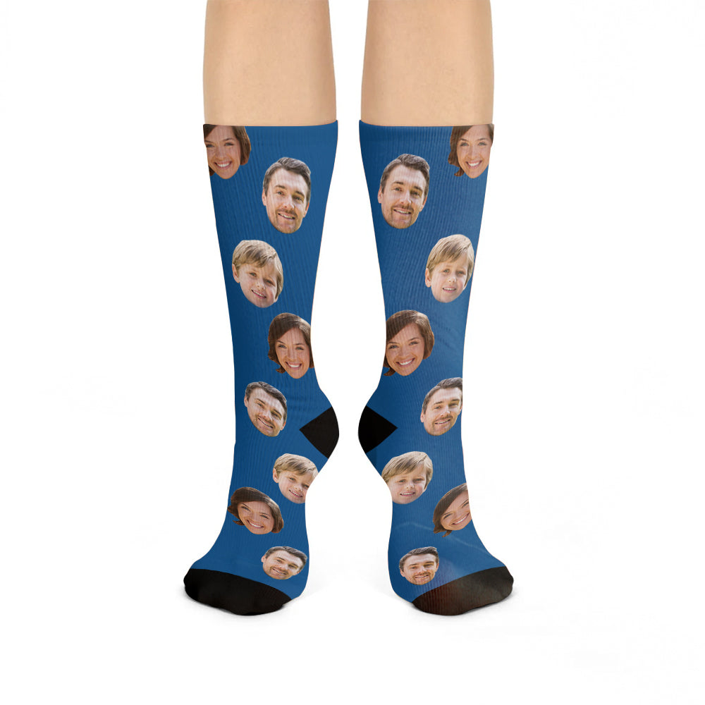Custom Face Socks, Personalized Photo Socks, Picture Socks, Face on Socks, Customized Funny Photo Gift For Her, Him or Best Friends