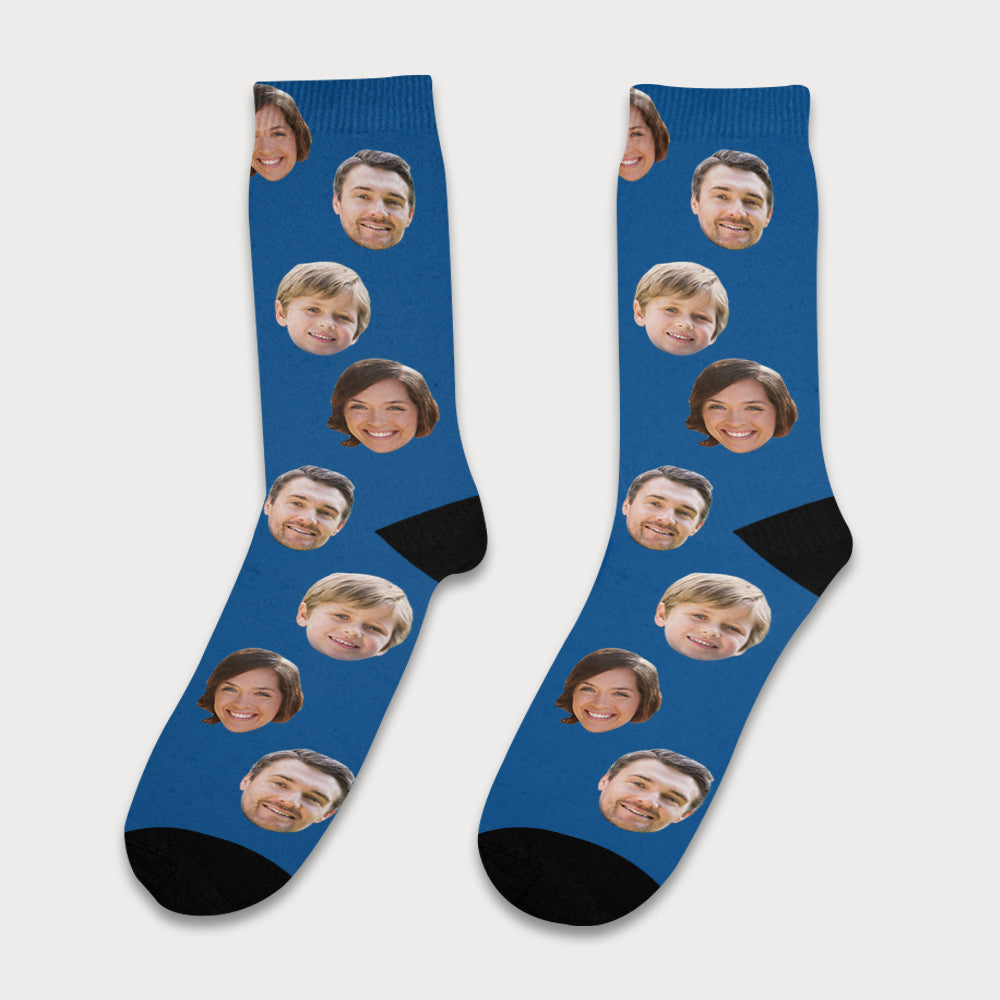 Custom Face Socks, Personalized Photo Socks, Picture Socks, Face on Socks, Customized Funny Photo Gift For Her, Him or Best Friends
