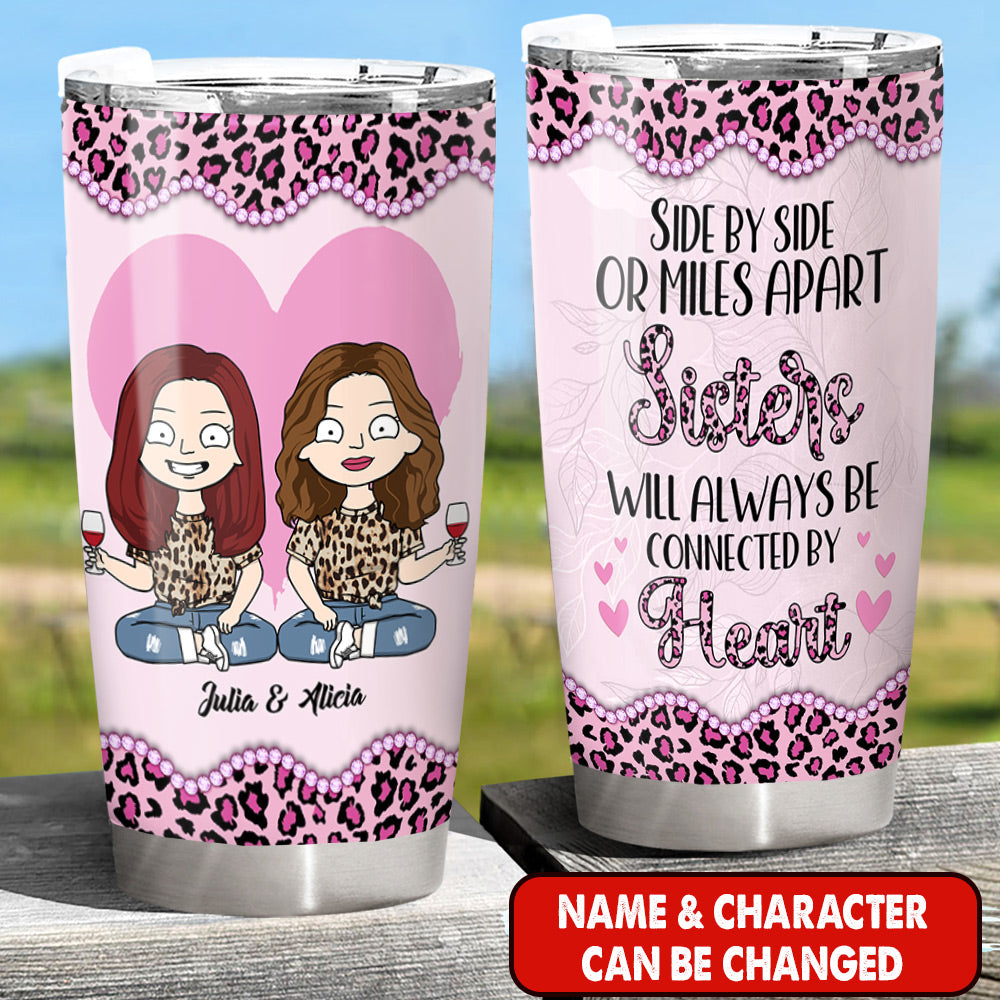 Sisters Forever Personalized Stainless Insulated Wine Cup