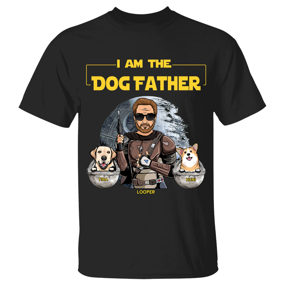 The Dog Father - Personalized Custom Shirt Gift For Dog Dad Dog Mom