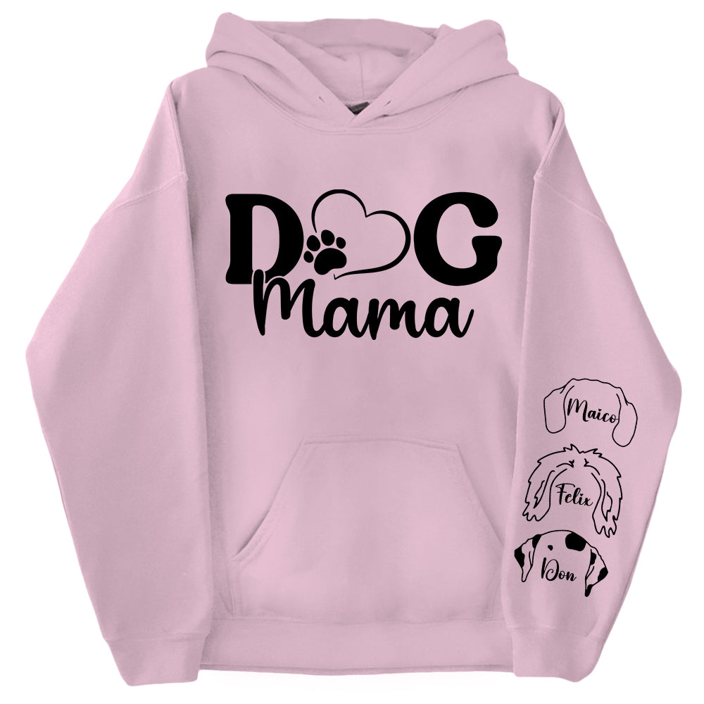 Custom Dog Mama Sweatshirt, Dog Lover Gift, Dog Sweatshirt, Custom Gift, Dog Mom Gift, Personalized Gifts, Dog Mom Hoodie