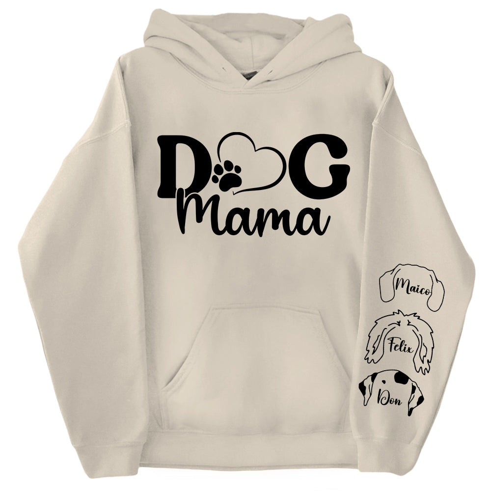 Custom Dog Mama Sweatshirt, Dog Lover Gift, Dog Sweatshirt, Custom Gift, Dog Mom Gift, Personalized Gifts, Dog Mom Hoodie