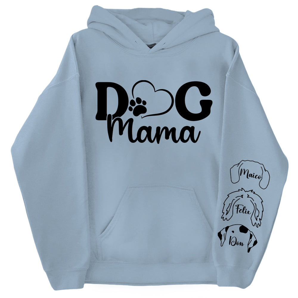 Custom Dog Mama Sweatshirt Dog Lover Gift Dog Sweatshirt Custom Gift Dog Mom Gift Personalized Gifts Dog Mom Hoodie InterestPod