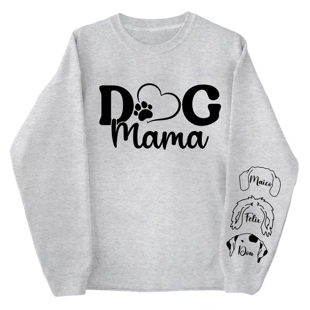 Custom Dog Mama Sweatshirt, Dog Lover Gift, Dog Sweatshirt, Custom Gift, Dog Mom Gift, Personalized Gifts, Dog Mom Hoodie