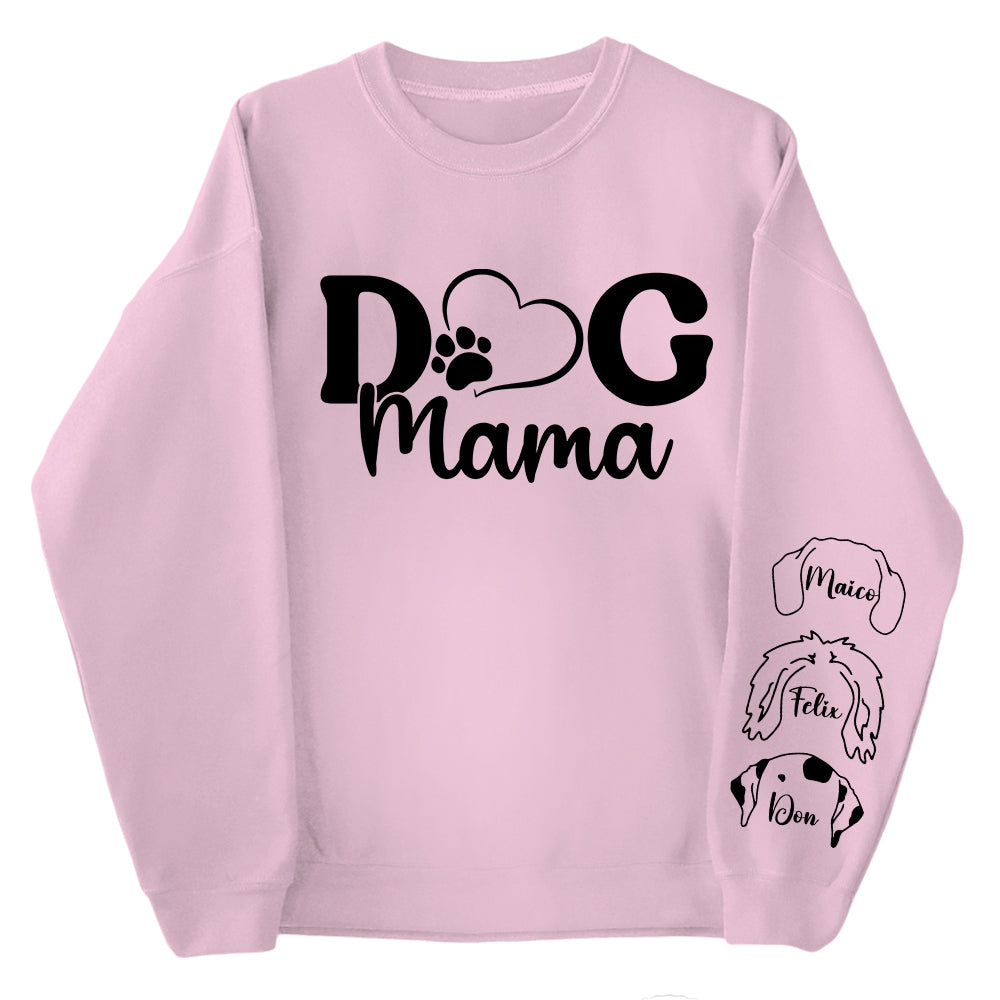 Custom Dog Mama Sweatshirt, Dog Lover Gift, Dog Sweatshirt, Custom Gift, Dog Mom Gift, Personalized Gifts, Dog Mom Hoodie