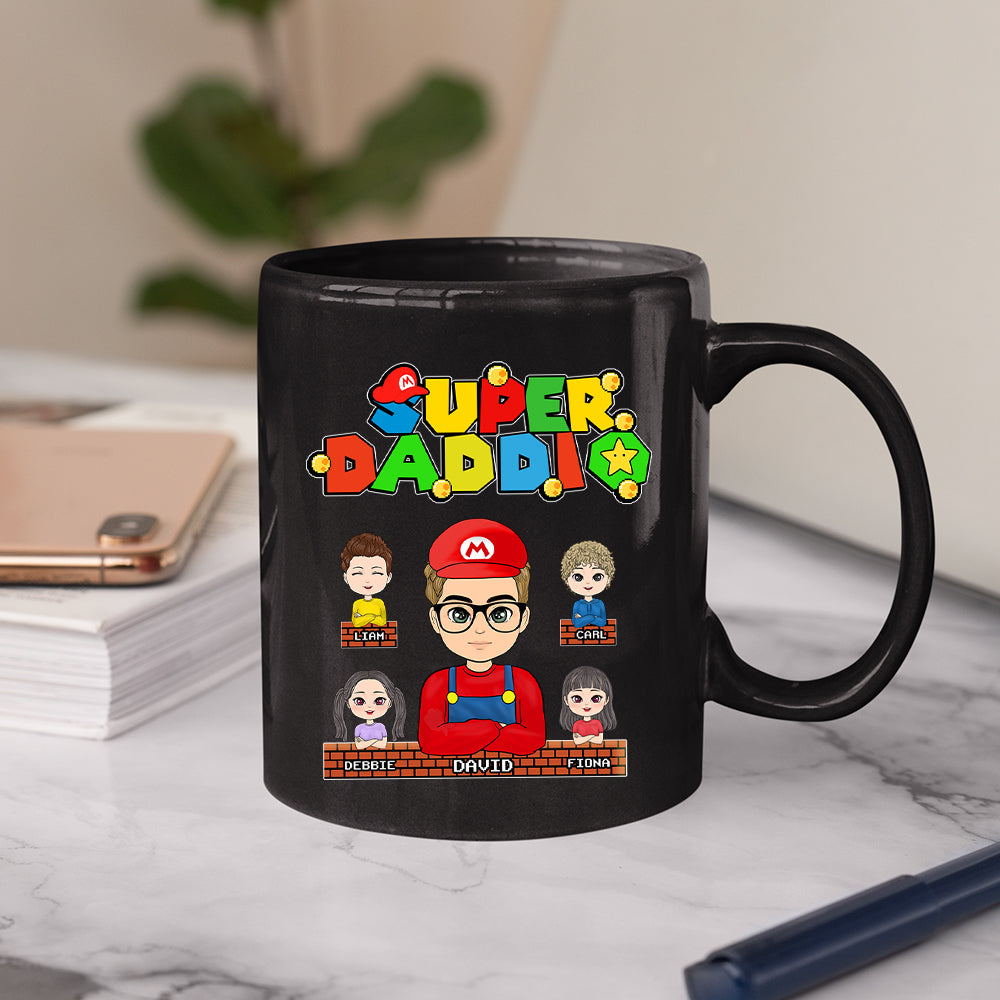 Super Daddio Mommio - Personalized Funny Mug For Dad Mom