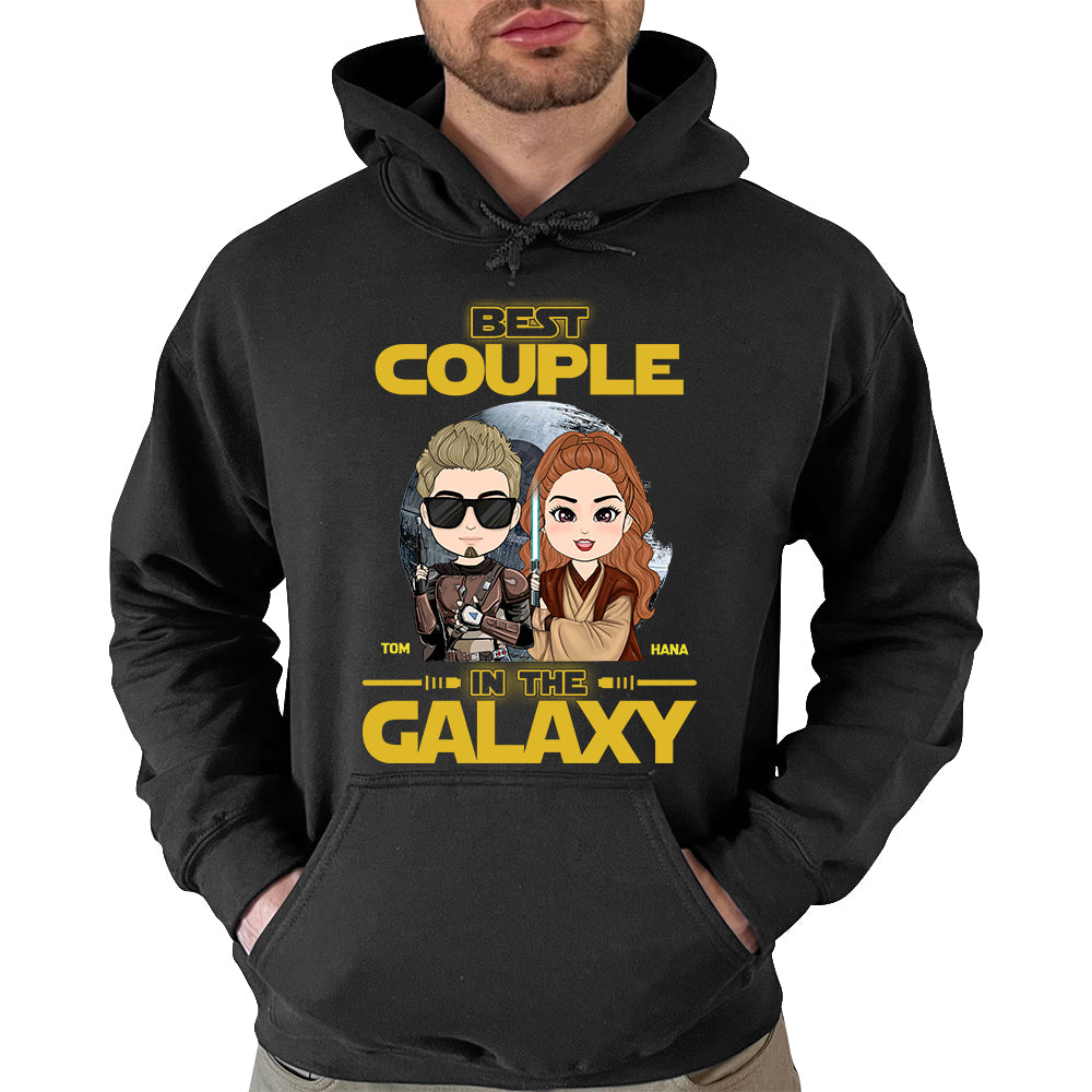 Best Couple In The Galaxy - Personalized Shirt For Couple