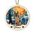 Dog Suncatcher Personalized Ornament, Pet Christmas Ornament, Dog Christmas Ornament