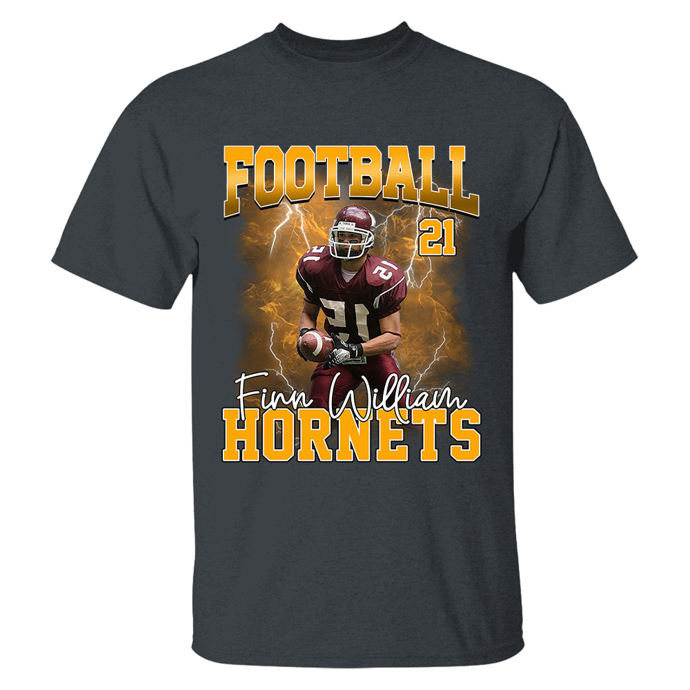 Custom Photo Team Name Gift For Football Lovers