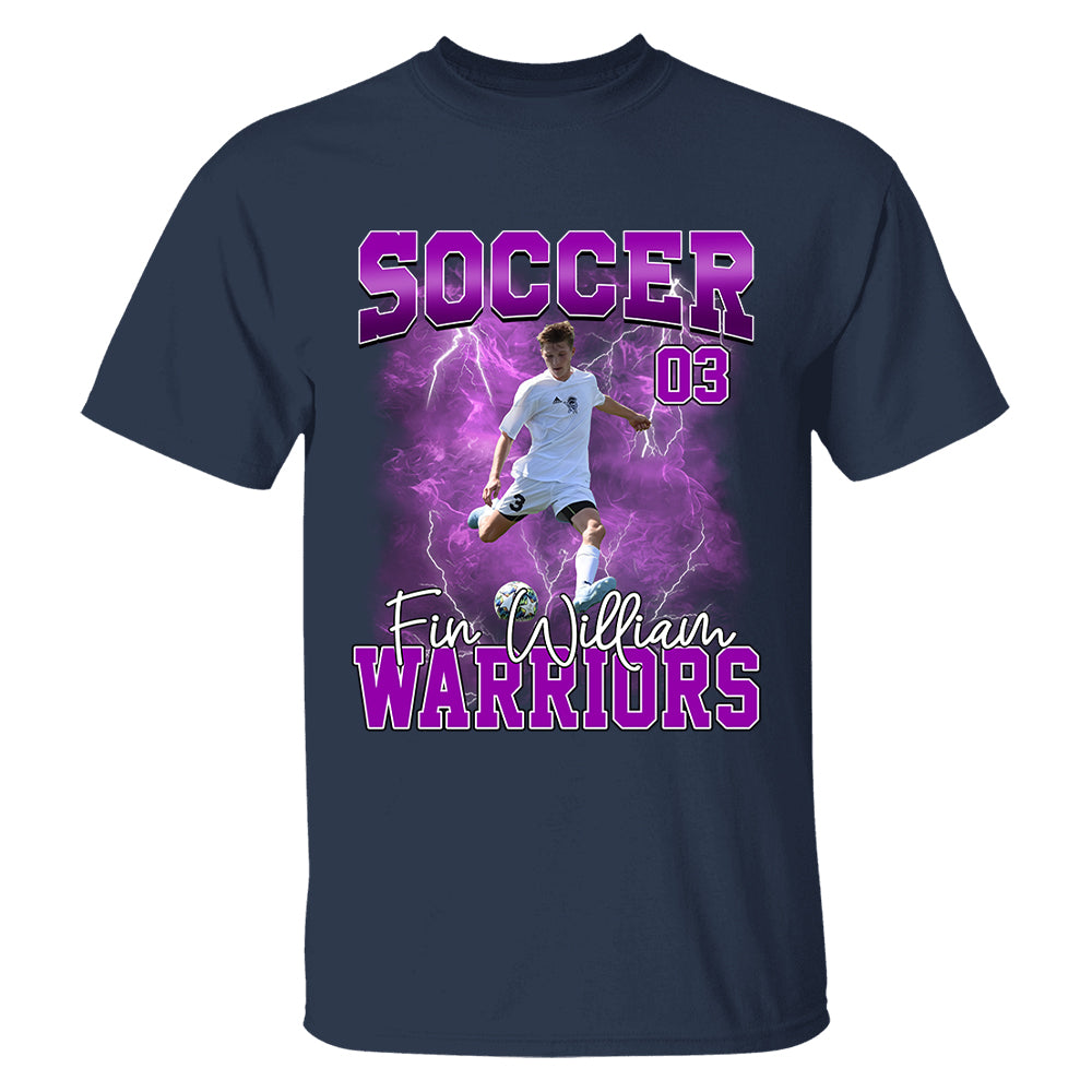 Custom Photo Team Name Gift For Football Lovers