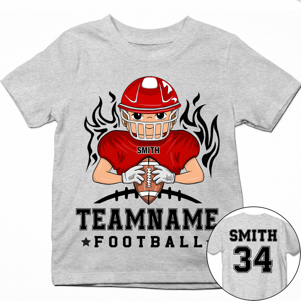 Personalized American Football Team Name Shirt Custom Son Name And Number Football Shirt