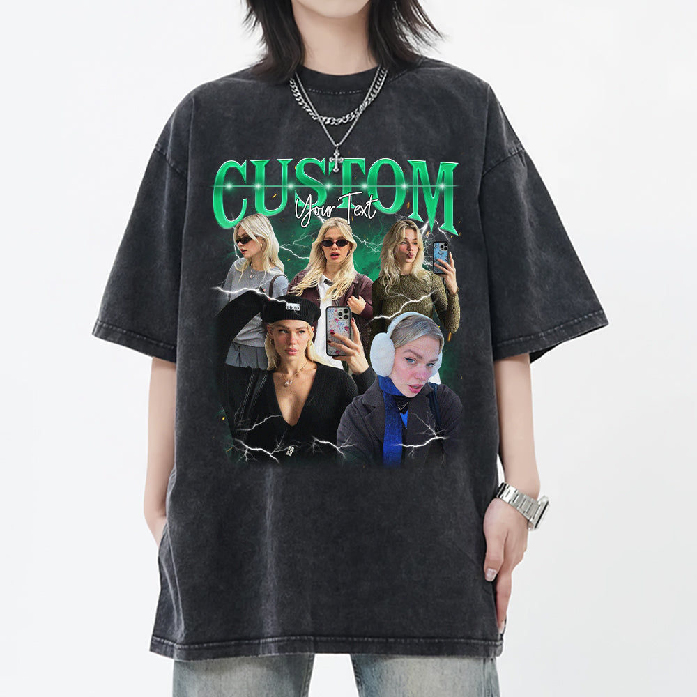 Custom Bootleg Rap Tee, Custom Photo - Vintage Graphic 90s T-shirt, Custom Photo Shirt, Custom Your Own Bootleg Idea Here, Insert Your Design