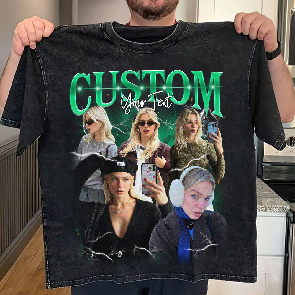 Custom Bootleg Rap Tee, Custom Photo - Vintage Graphic 90s T-shirt, Custom Photo Shirt, Custom Your Own Bootleg Idea Here, Insert Your Design