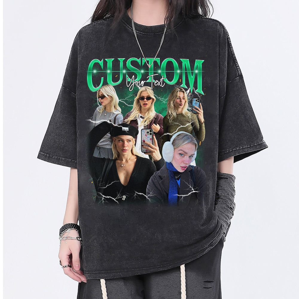Custom Bootleg Rap Tee, Custom Photo - Vintage Graphic 90s T-shirt, Custom Photo Shirt, Custom Your Own Bootleg Idea Here, Insert Your Design