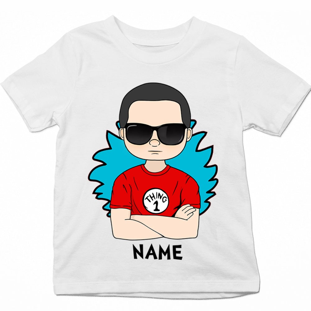 Personalized Thing Number Reading Day Shirt Gifts For Kids