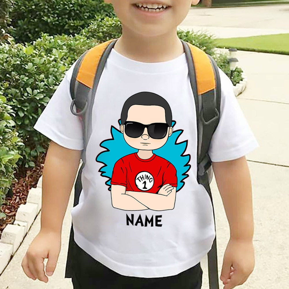 Personalized Thing Number Reading Day Shirt Gifts For Kids