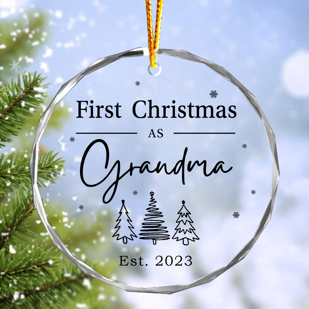First Christmas Grandma Ornament - Christmas Gifts For Family