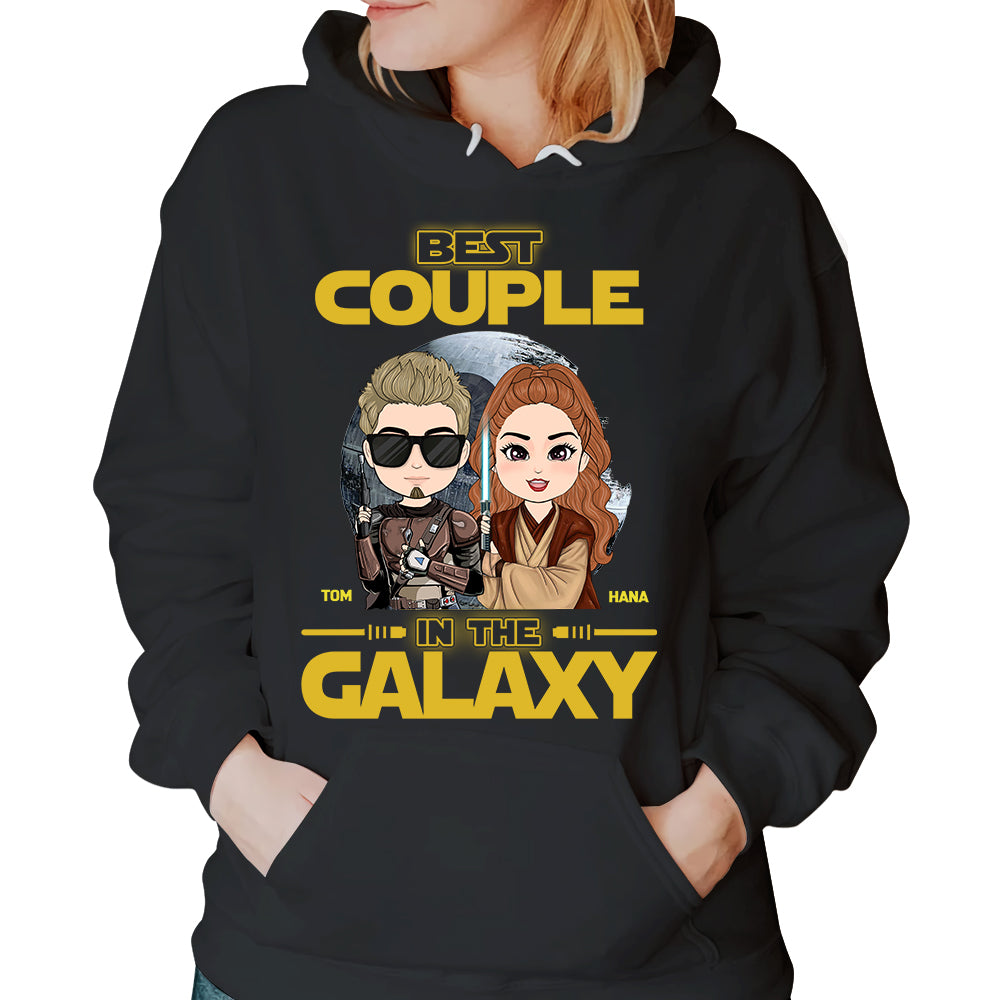 Best Couple In The Galaxy - Personalized Shirt For Couple
