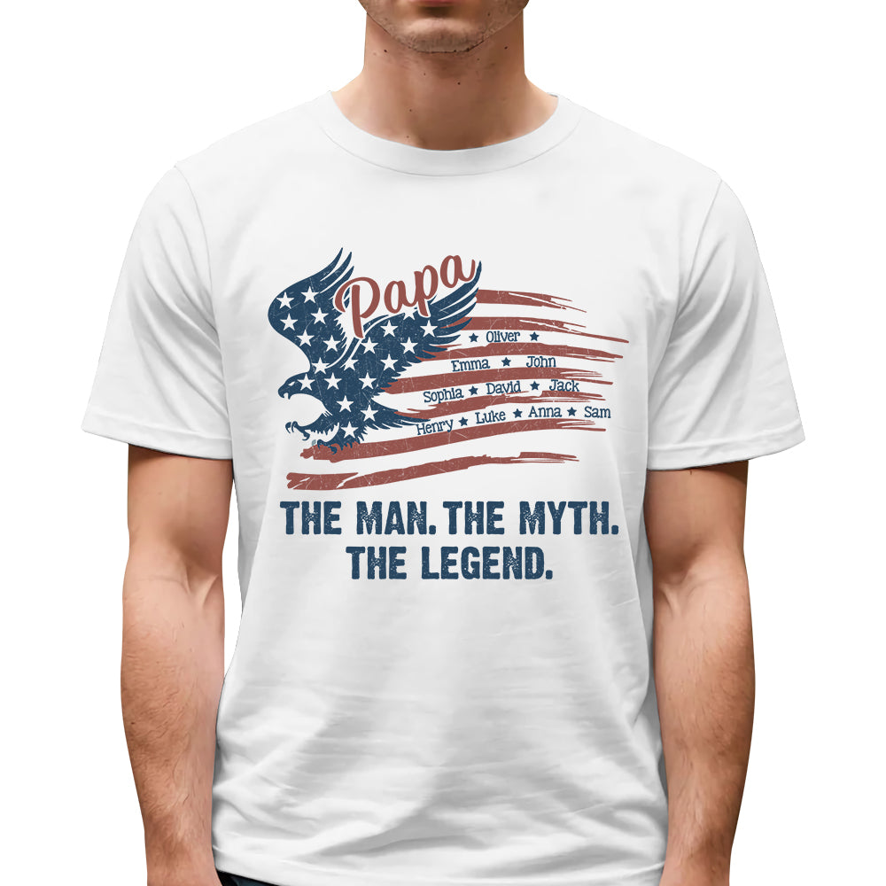 The Man The Myth The Legend - Custom Shirt For Dad Papa