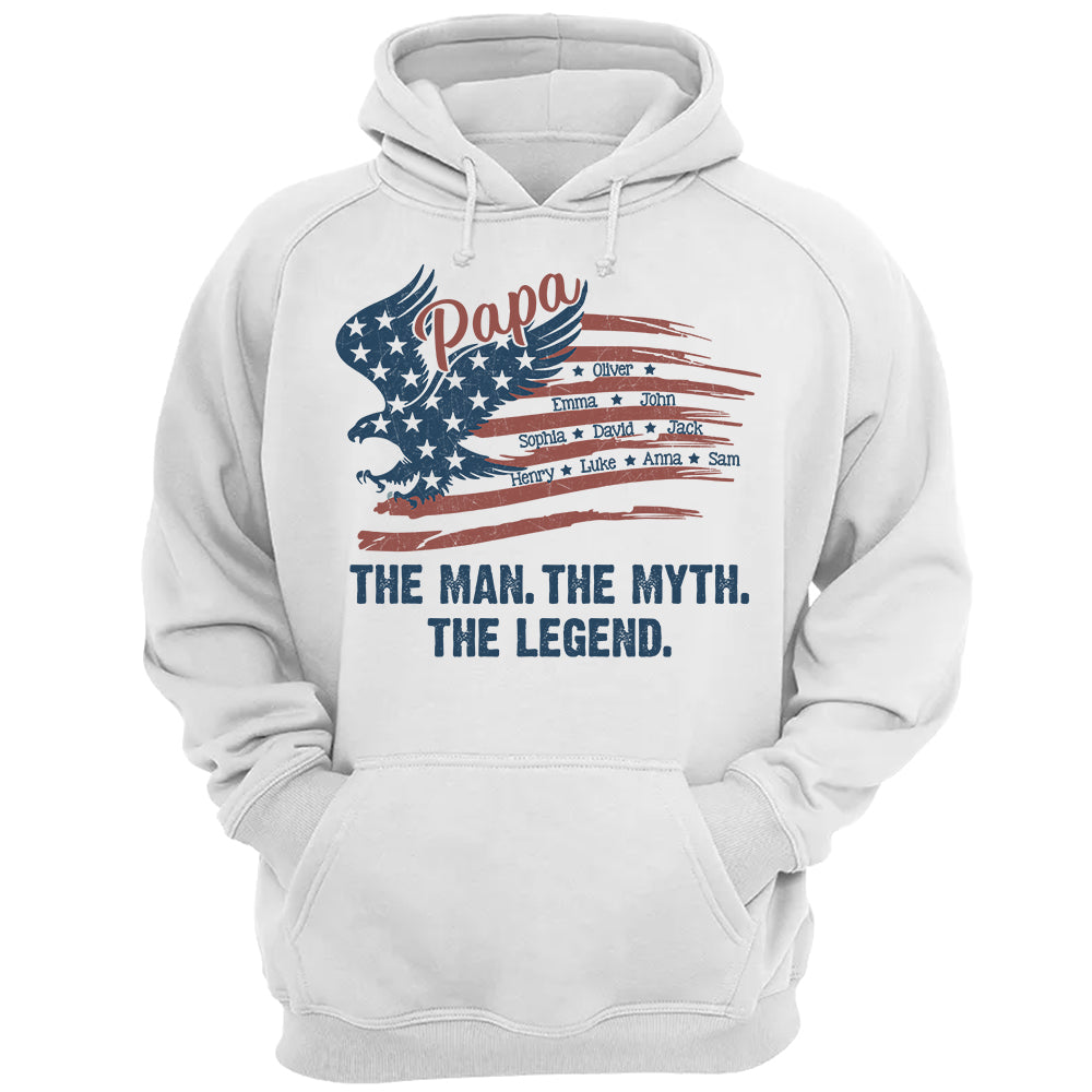 The Man The Myth The Legend - Custom Shirt For Dad Papa
