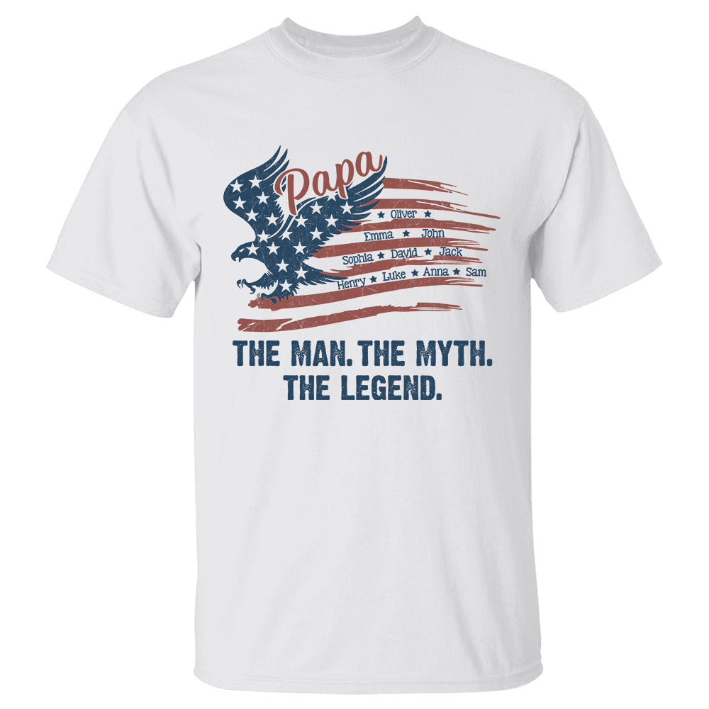 The Man The Myth The Legend - Custom Shirt For Dad Papa