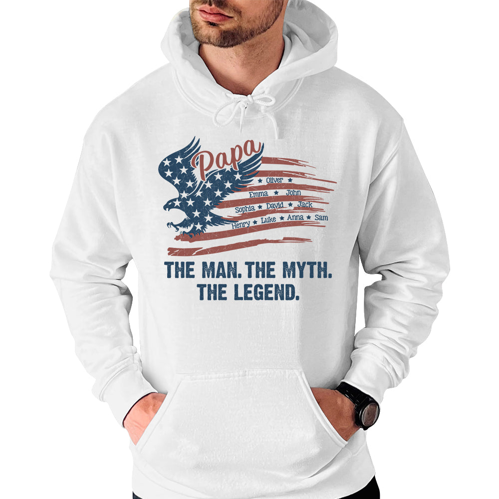 The Man The Myth The Legend - Custom Shirt For Dad Papa