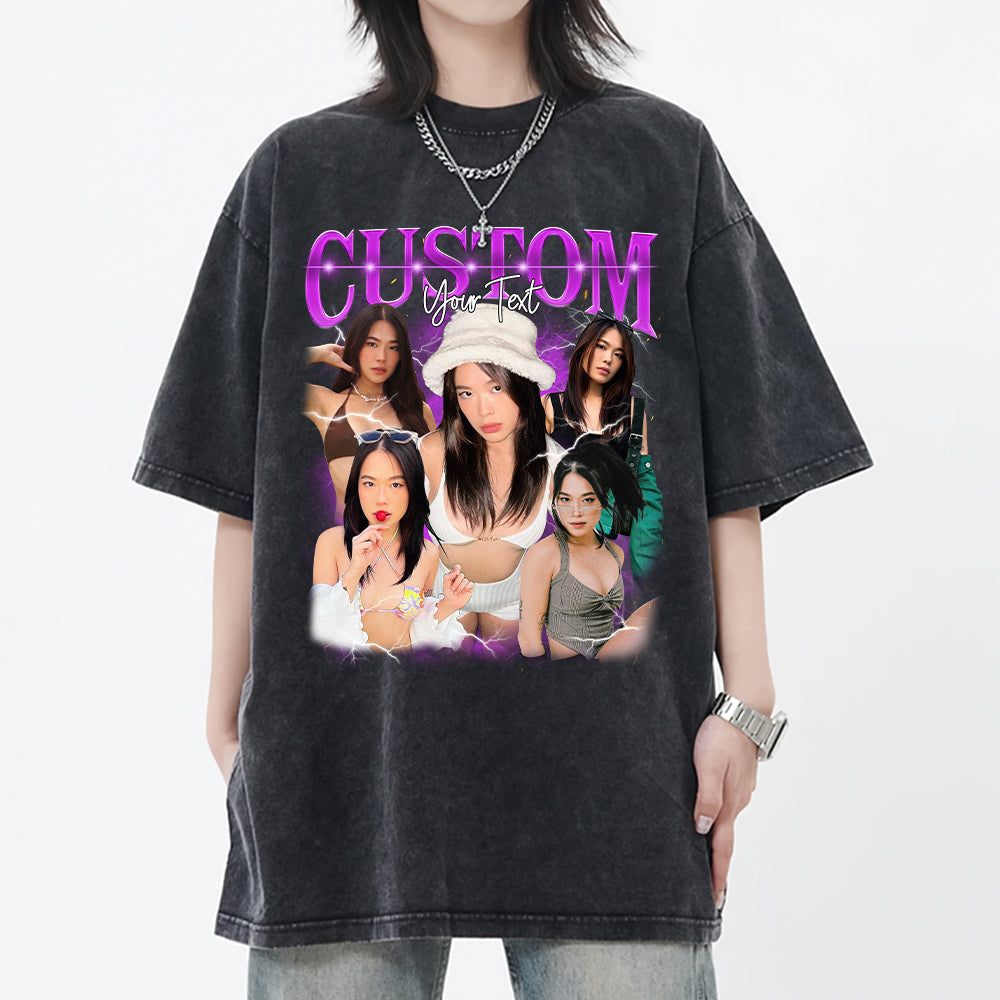 Custom Bootleg Rap Tee, Custom Photo - Vintage Graphic 90s T-shirt, Custom Photo Shirt, Custom Your Own Bootleg Idea Here, Insert Your Design