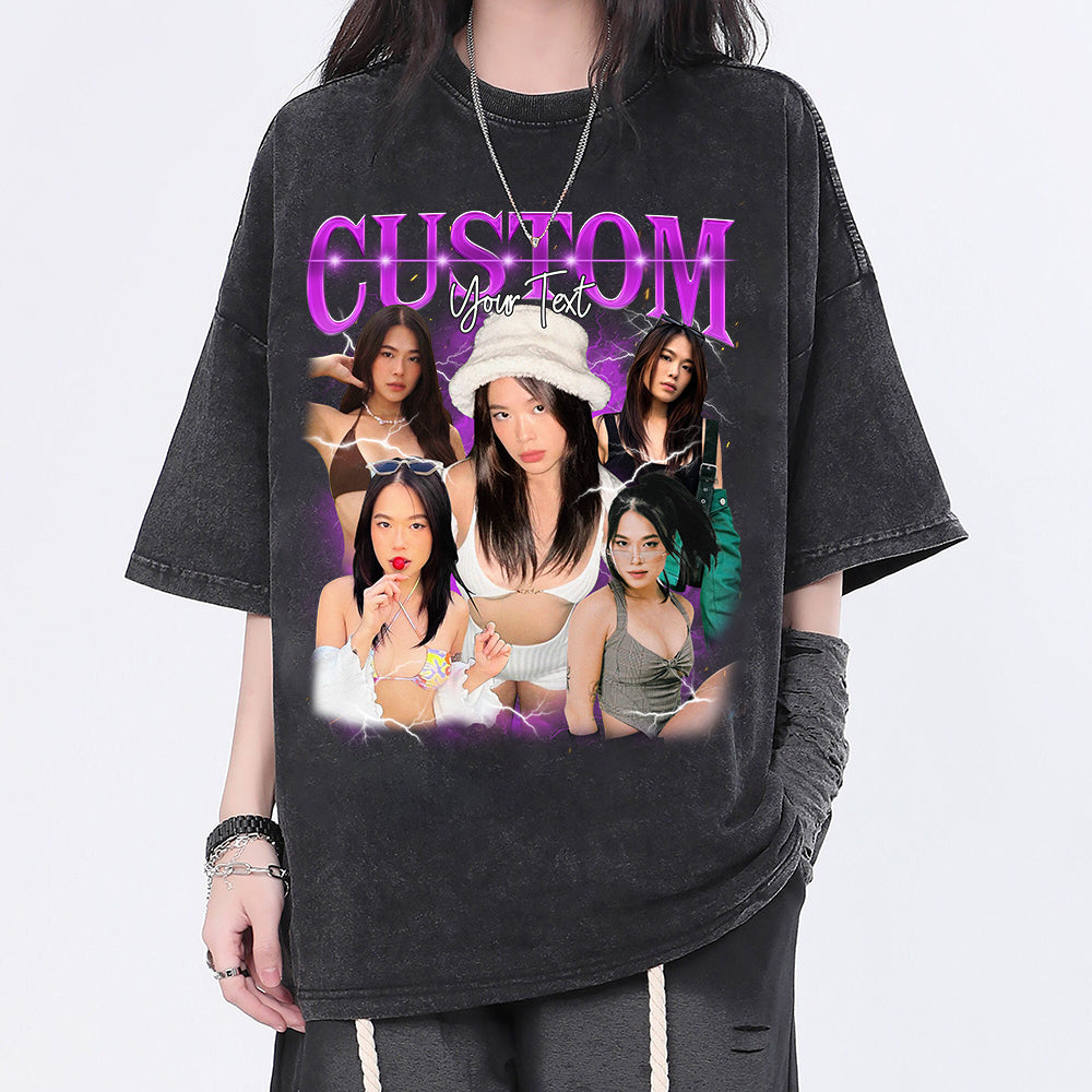 Custom Bootleg Rap Tee, Custom Photo - Vintage Graphic 90s T-shirt, Custom Photo Shirt, Custom Your Own Bootleg Idea Here, Insert Your Design