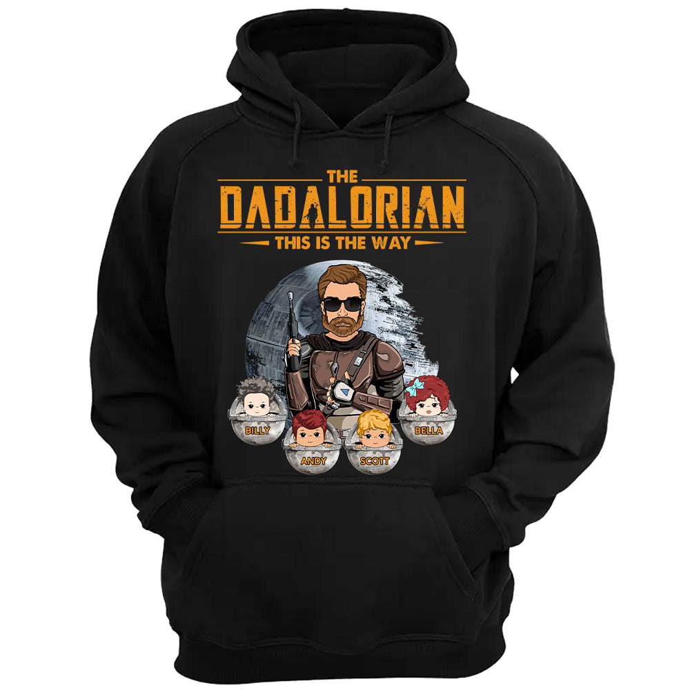 The Dadalorian This Is The Way - Custom Shirt For Dad Mom