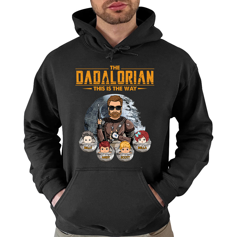 The Dadalorian This Is The Way - Custom Shirt For Dad Mom