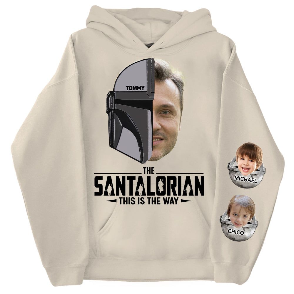 The Santalorian This Is The Way - Custom Photo Shirt For Family