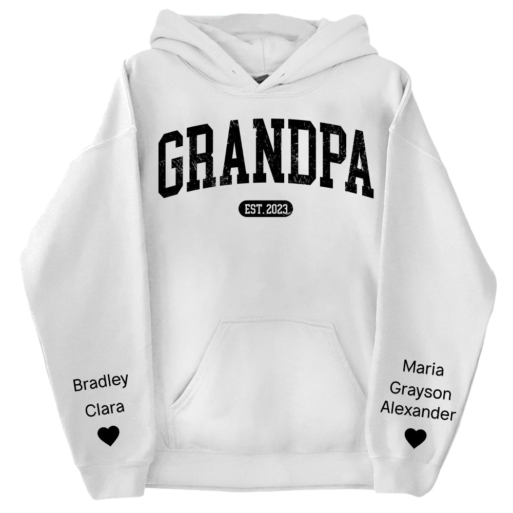 Personalized grandpa sweatshirt clearance